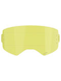 Alpinestars Supertech Roll Off Lens, acessório para óculos, tonalidade amarelo transparente, com linhas de deslizamento horizontais integradas e logótipo de estrela gravado, lente de substituição para óculos de motocross e todo-o-terreno