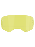 Alpinestars Supertech Roll Off Lens, acessório para óculos, tonalidade amarelo transparente, com linhas de deslizamento horizontais integradas e logótipo de estrela gravado, lente de substituição para óculos de motocross e todo-o-terreno