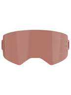 Alpinestars Supertech Wide Vision Roll-Off Lens, acessório para óculos, tonalidade Copper Rose (cobre/rosa), com linhas de deslize horizontais e pontos de montagem laterais, em policarbonato resistente a impactos para motocross e todo-o-terreno.