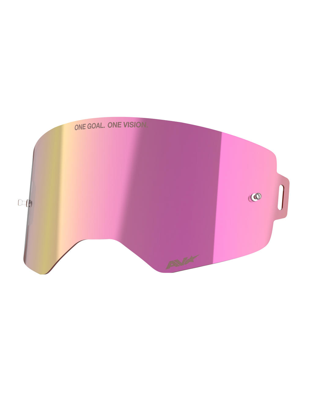 Alpinestars Lente Supertech Espelhada Rosa, acessório para óculos de motocross, rosa espelhado, policarbonato anti-embaciamento