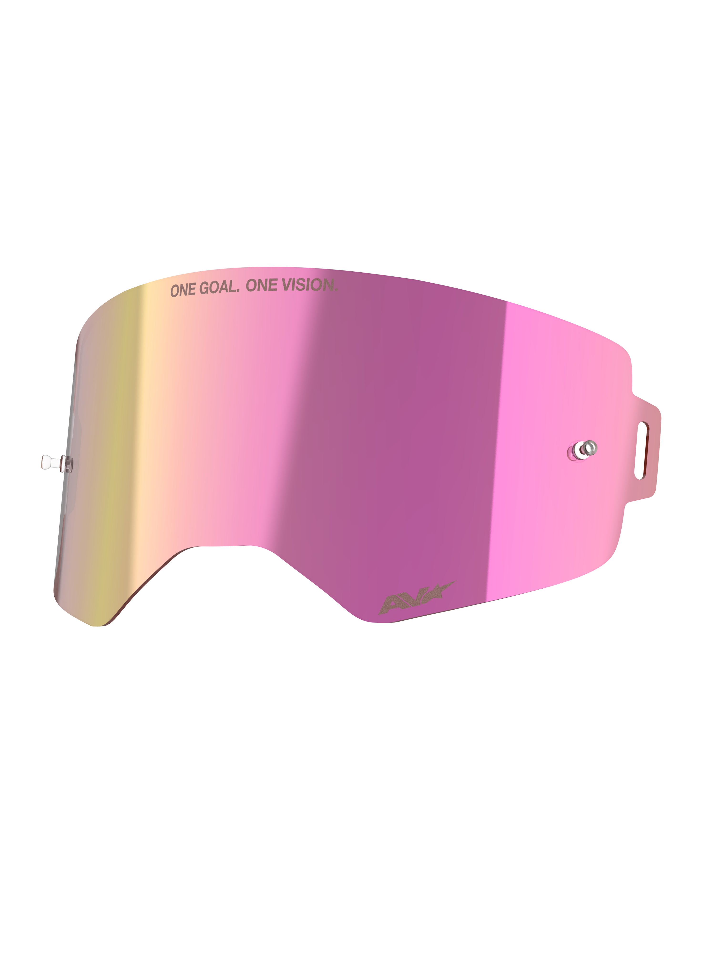 Alpinestars Lente Supertech Espelhada Rosa, acessório para óculos de motocross, rosa espelhado, policarbonato anti-embaciamento