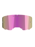 Alpinestars Vision 8-5-3 Mirror Pink Lens, lente de substituição para óculos de motocross, rosa espelhada, acabamento refletivo para uso todo-o-terreno, com a inscrição One Goal One Vision.