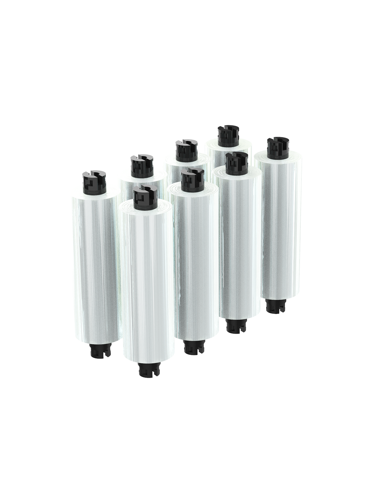 Alpinestars Wide-Vision Roll Off Charge, pack de 8 rolos de película transparente para óculos, rolos de poliéster de 45 mm com núcleos de plástico preto, acessório de visibilidade para motocross e competições todo-o-terreno