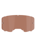 Alpinestars Vision 8-5-3 Goggle Lens, tonalidade Copper Rose, lente de substituição para óculos de motocross com o texto "ONE GOAL. ONE VISION.", design curvo em policarbonato com pinos para tear-offs para corridas todo-o-terreno