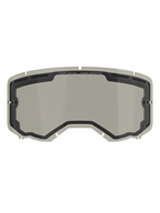 Alpinestars Vision 8-5-3, lente de substituição para óculos de painel duplo, tonalidade cinzento smoke, policarbonato curvo com aberturas de ventilação e pinos de tear-off integrados, acessório de motocross