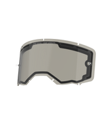 Lente Alpinestars Vision 8-5-3 Dual Pane, cor Smoke, lente de substituição para óculos com construção de painel duplo ventilado, pinos de tear-off integrados e marcação 'ONE GOAL. ONE VISION.', concebida para motocross e condução off-road