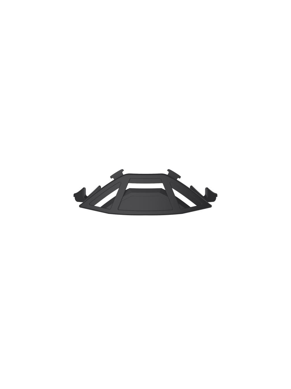 Alpinestars peça de substituição da proteção nasal Supertech, acessório para óculos de motocross, preto, plástico durável.