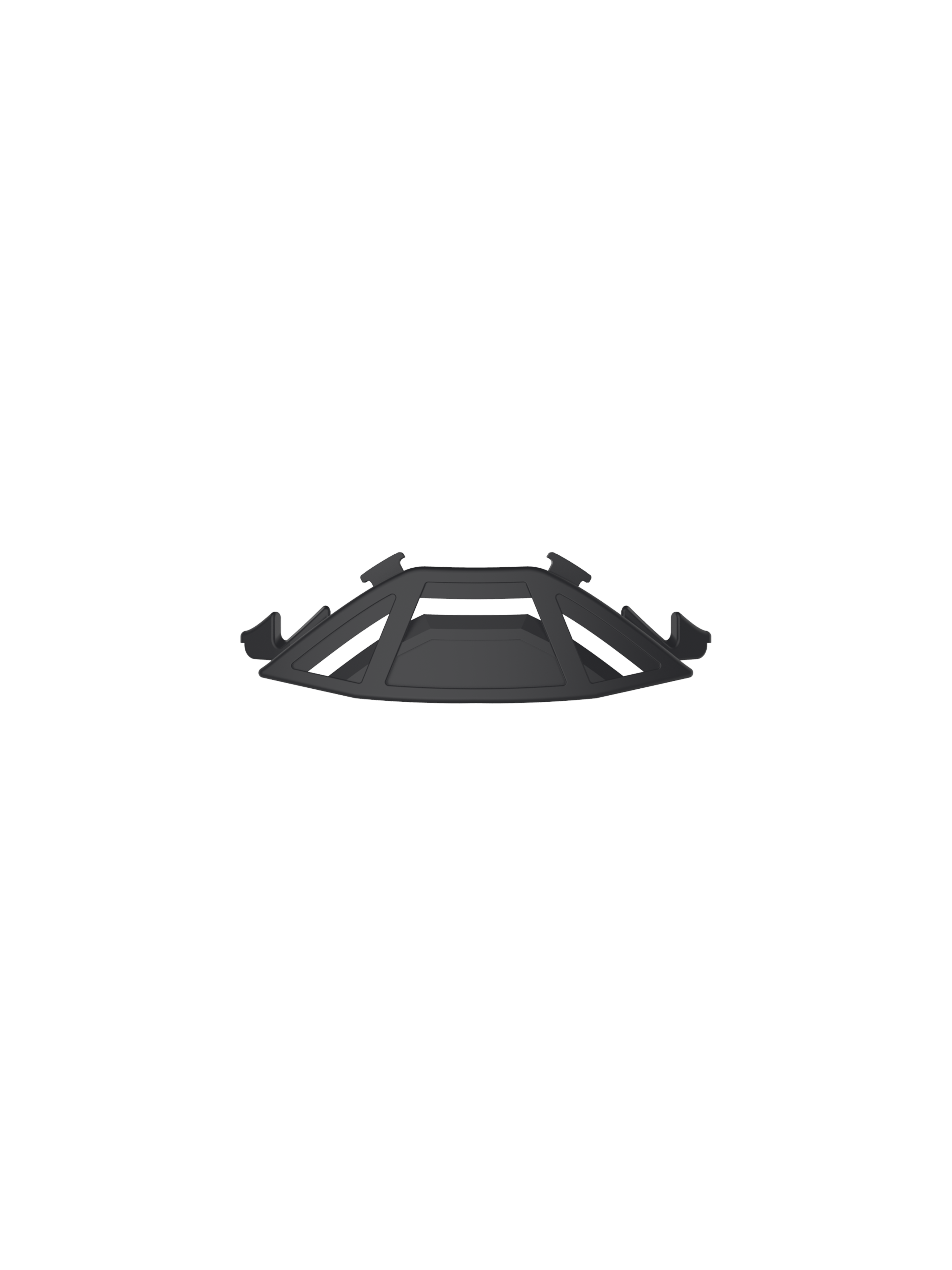 Alpinestars peça de substituição da proteção nasal Supertech, acessório para óculos de motocross, preto, plástico durável.