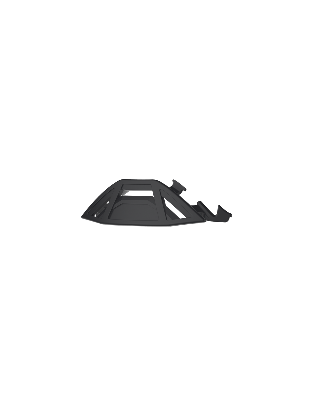 Peça de substituição da proteção nasal Supertech da Alpinestars, acessório em plástico preto para óculos de motocross.