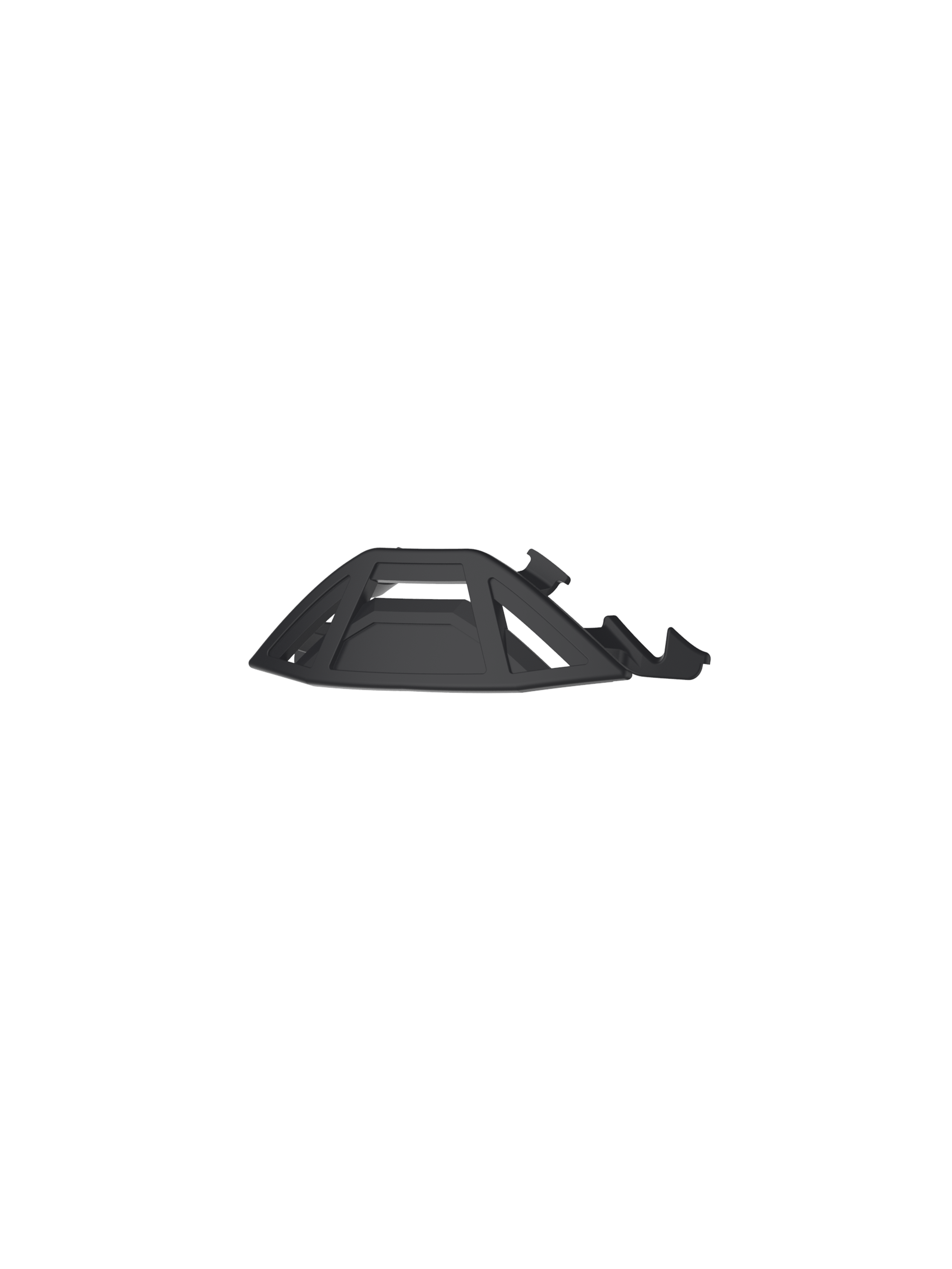 Peça de substituição da proteção nasal Supertech da Alpinestars, acessório em plástico preto para óculos de motocross.
