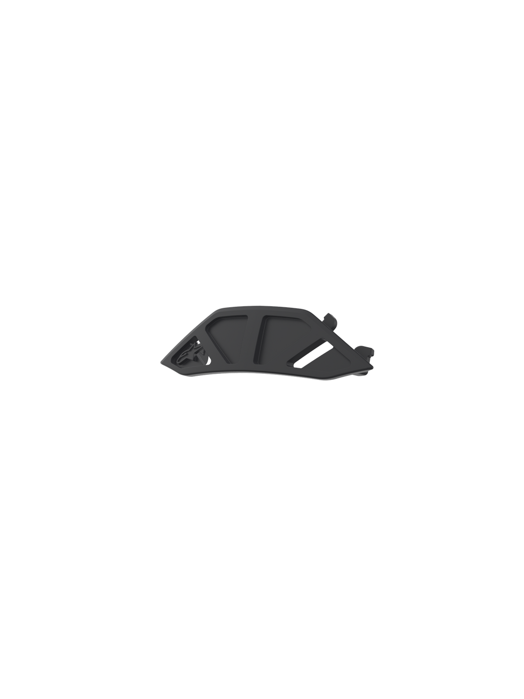 Alpinestars Vision 8-5-3, peça de substituição da narigueira para óculos de motocross, preta, em plástico para proteção off-road.
