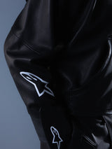 RSRV Axis Leather Hoodie