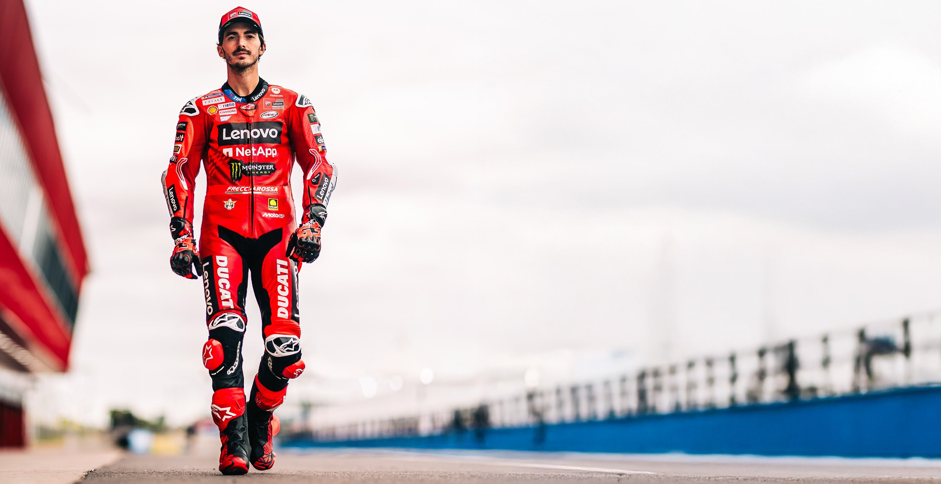 Supertech R LE Pecco Bagnaia Vented - Red Motorcycle Boots