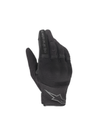 Alpinestars Luvas Copper, luvas de moto urbanas para homem, pretas, com proteção rígida dos nós dos dedos e malha têxtil.