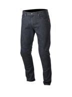 Alpinestars Calças De Ganga Copper, calças de ganga de moto para homem, azul escuro, estilo urbano com corte direito e proteção em fibra aramida.