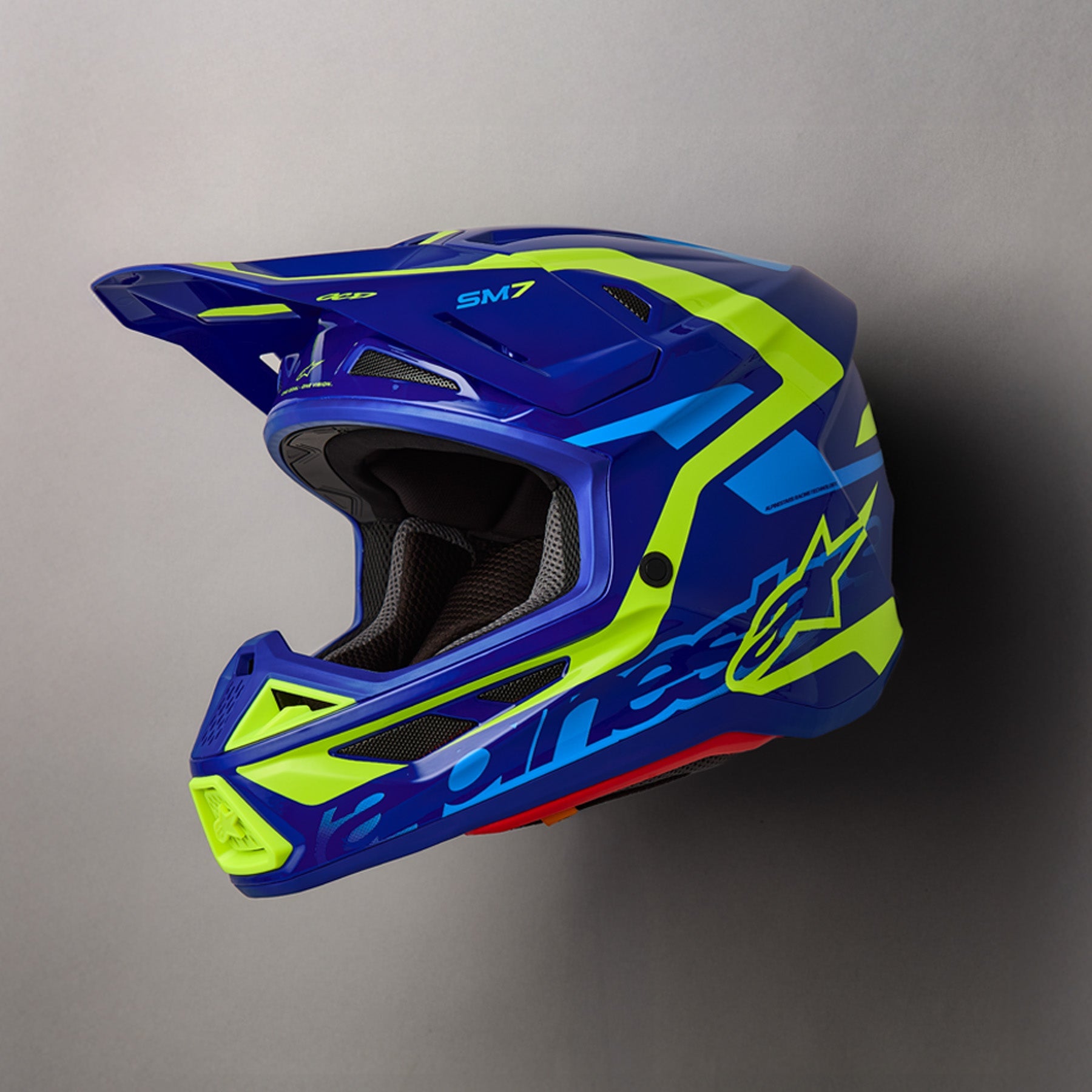 S-M7 Blaster ECE06 - Blue MX Helmet