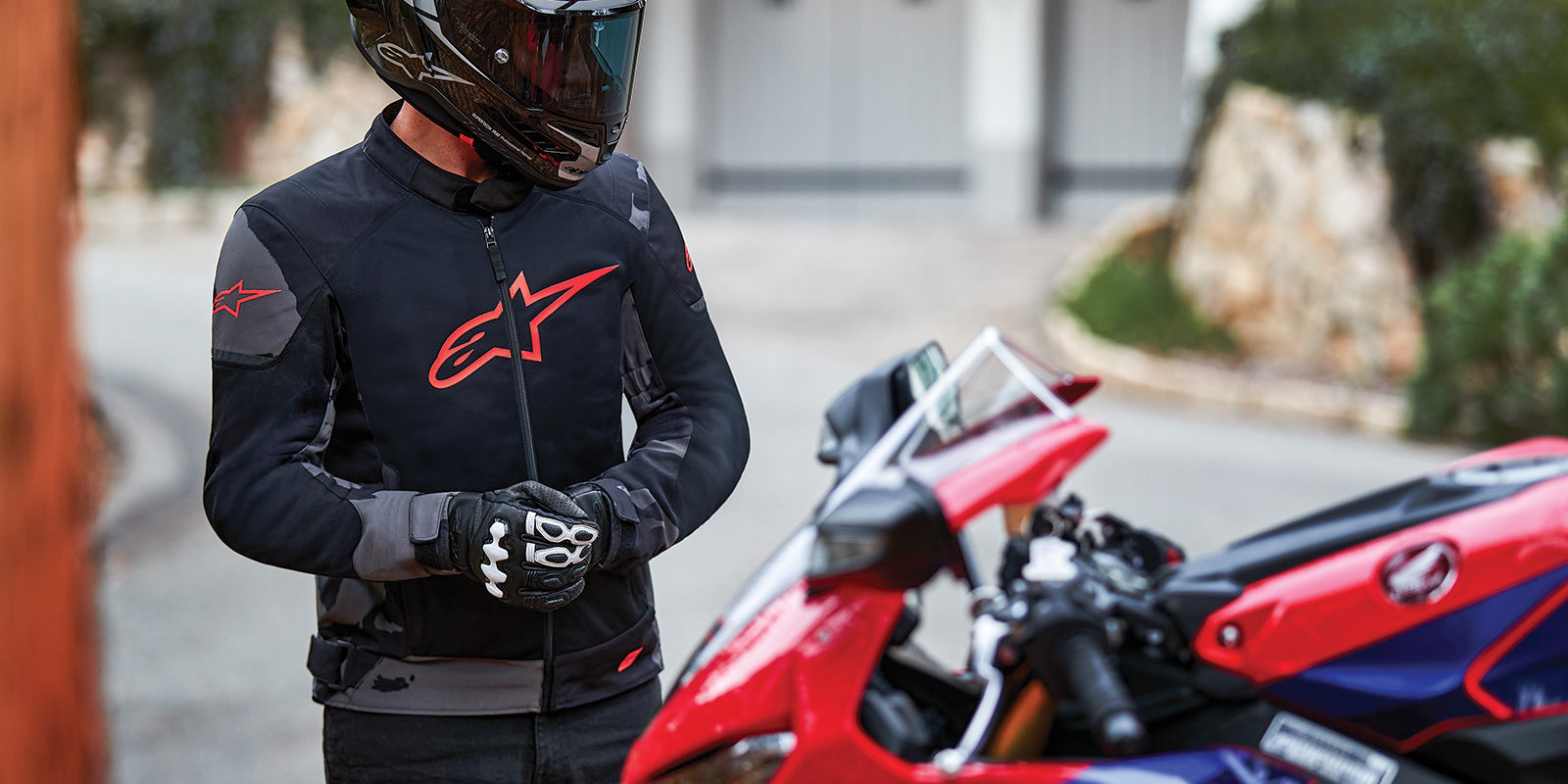 Jaqueta T-SP X Superair - Casaco Motociclismo Preto | Alpinestars®