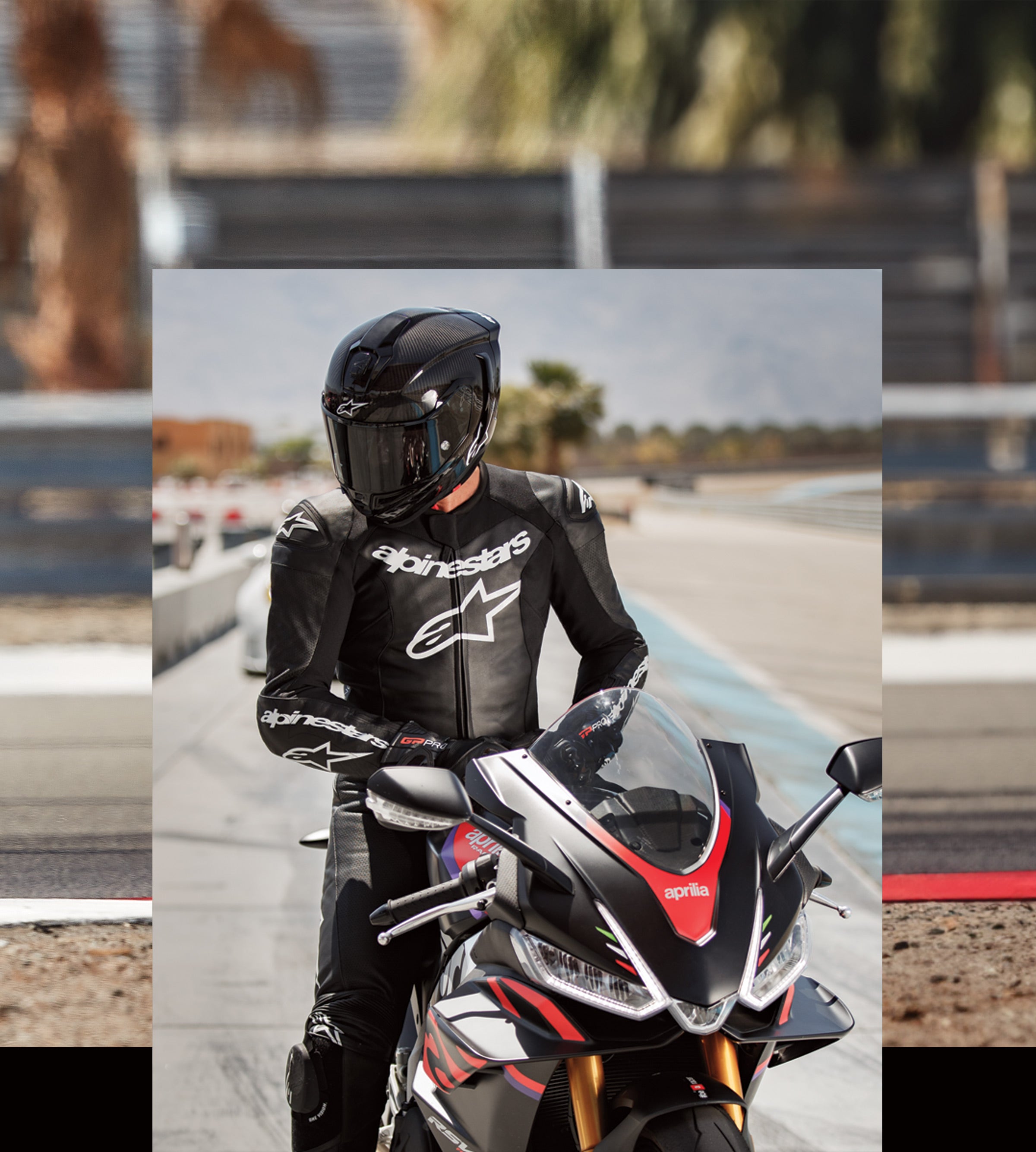 GP Force Lurv 1-Piece - Red Motorcycle Suit | Alpinestars®