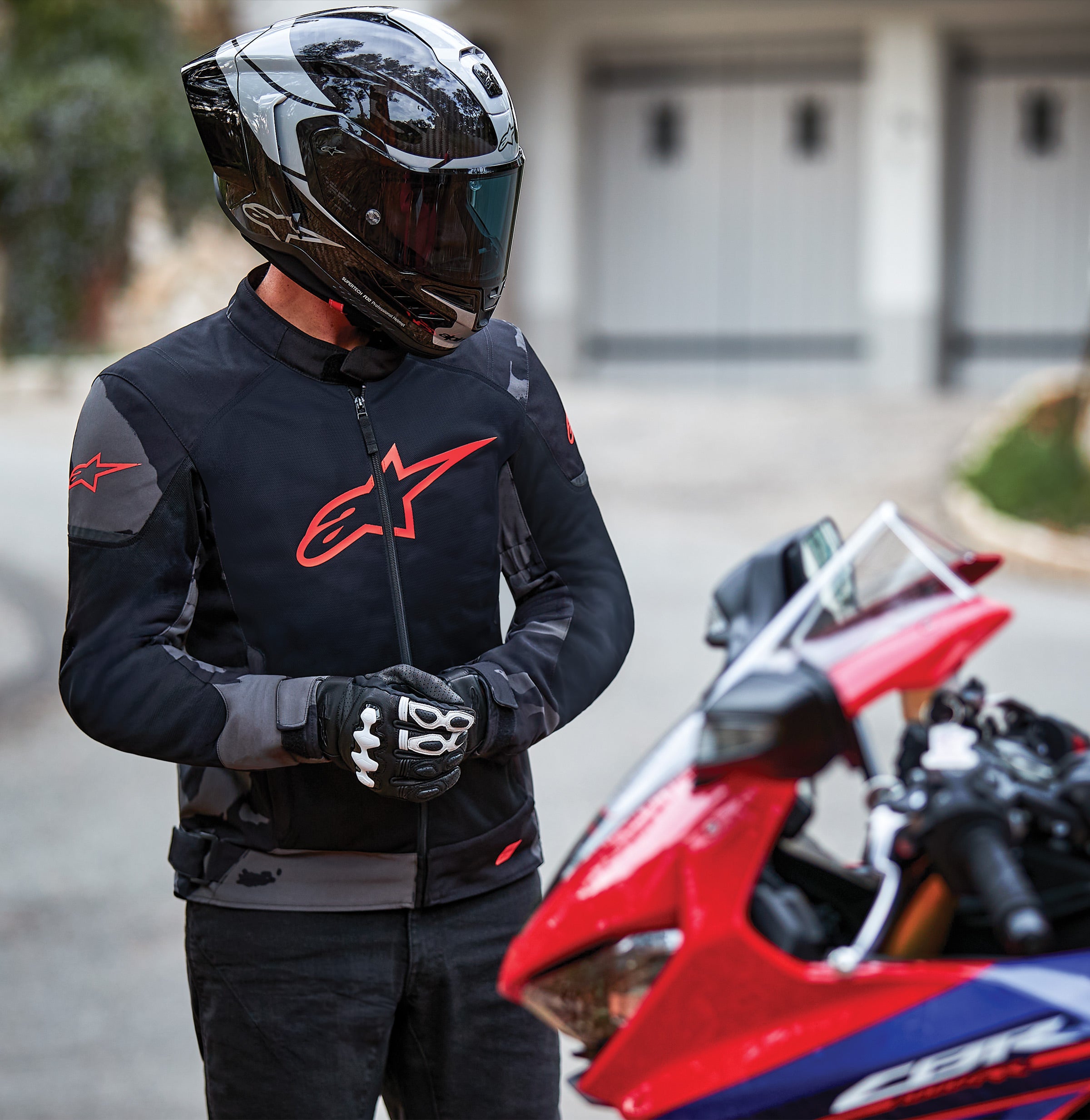 Jaqueta T-SP X Superair - Casaco Motociclismo Preto | Alpinestars®