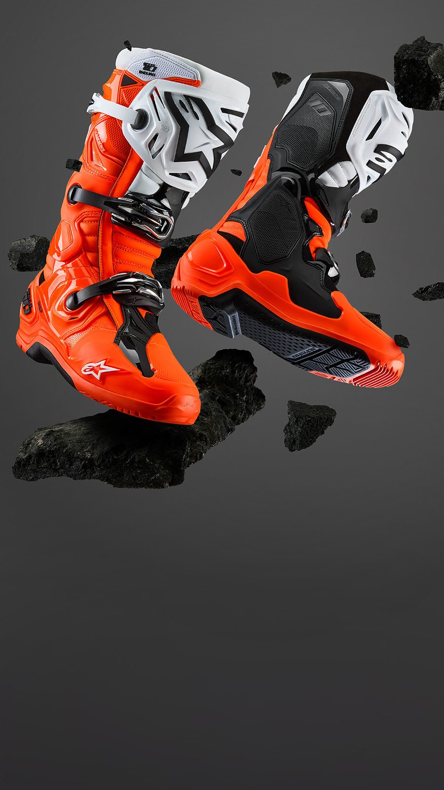 Tech 10 Enduro - Orange MX Boots | Alpinestars®