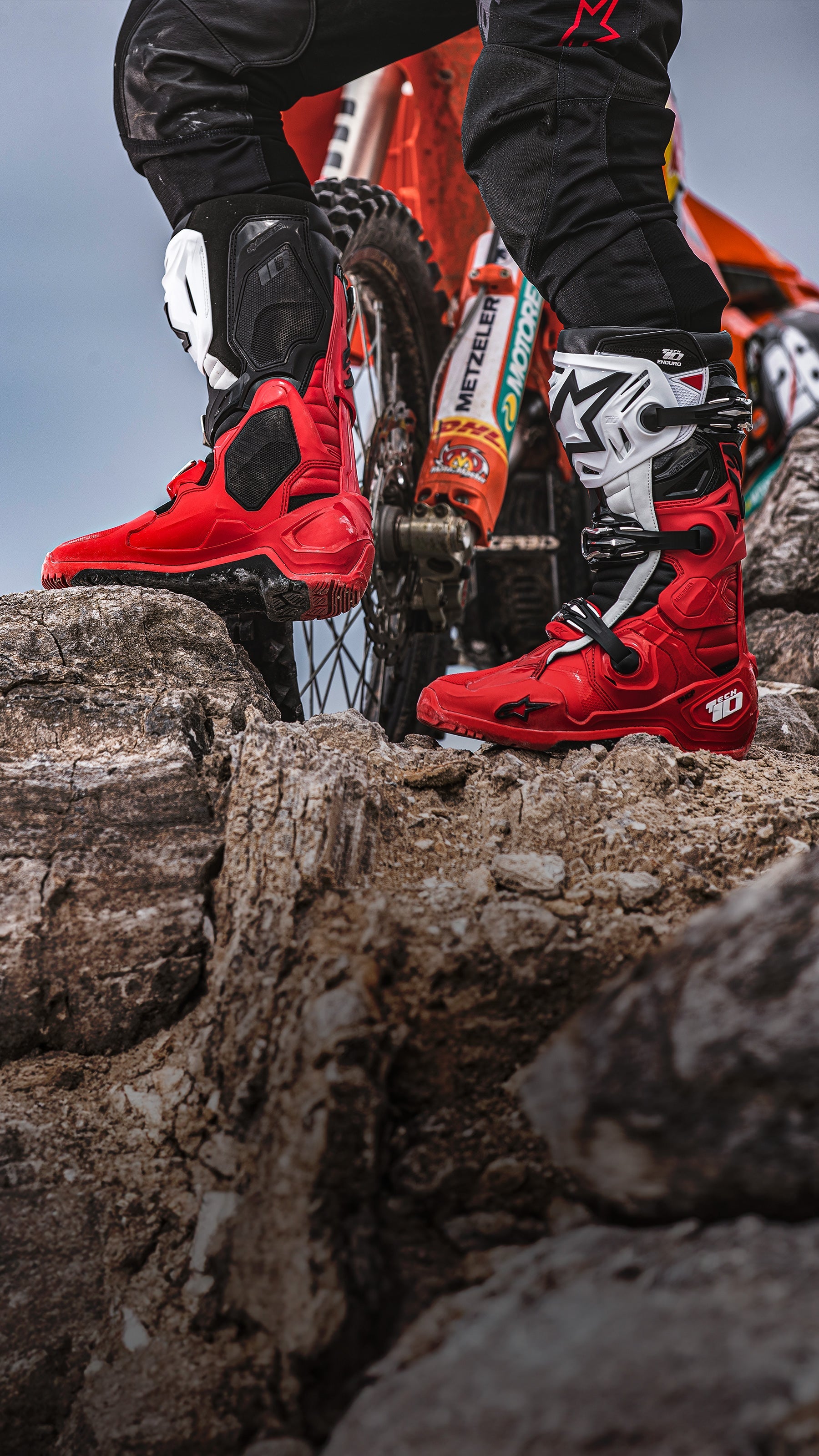 Tech 10 Enduro - Botas Enduro Laranja | Alpinestars®