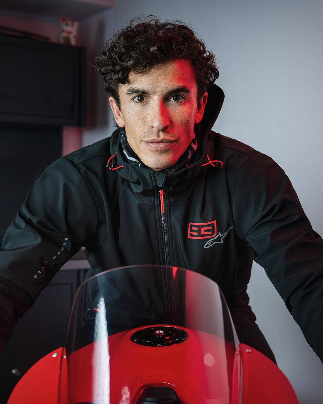 バイクウェア・装備 alpinestars MM93 THUNDER HOODIE MM93 Thunder Hoodie - BLACK CONTEMPORARY Jackets