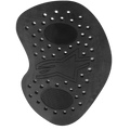 Alpinestars Nucleon KR-H Hip Protector, Black motorcycle armor insert, perforated foam design with embossed star logo, ergonomic shape for impact protection and ventilation