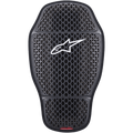 Alpinestars Nucleon KR-CELLi Back Protection Insert, proteção de costas para motociclismo, cinzento smoke transparente, design em malha alveolar com logótipo Alpinestars branco, formato ergonómico contornado, estrutura articulada de triplo segmento para o máximo fluxo de ar