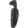 Alpinestars Youth Bionic Plus Elbow Protector, protetor de cotovelo, preto, estrutura exterior com padrão em favo de mel e logótipo Astar branco, sistema de fecho com duas alças, proteção ergonómica de motocross e off-road para jovens