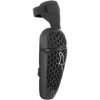 Alpinestars Youth Bionic Plus Elbow Protector, protetor de cotovelo, preto, estrutura exterior com padrão em favo de mel e logótipo Astar branco, sistema de fecho com duas alças, proteção ergonómica de motocross e off-road para jovens